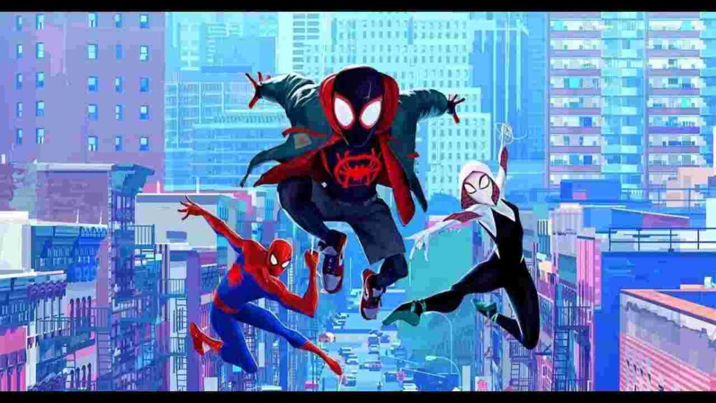 Spider-Man Into the Spider-Verse (2018) Most Popular Animated Movies in Hindi Dubbed