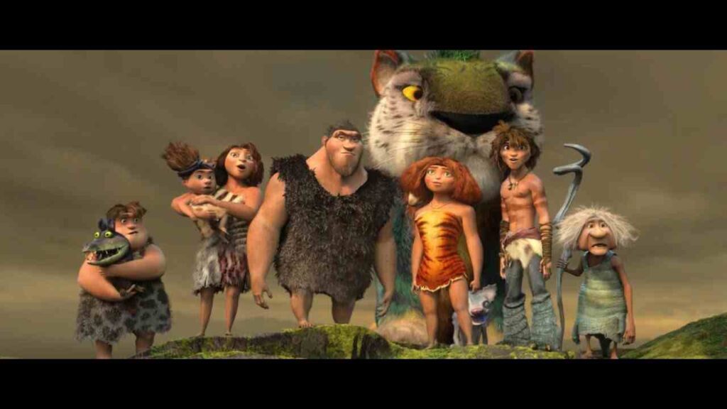 The Croods (2013) Most Popular Animated Movies in Hindi Dubbed