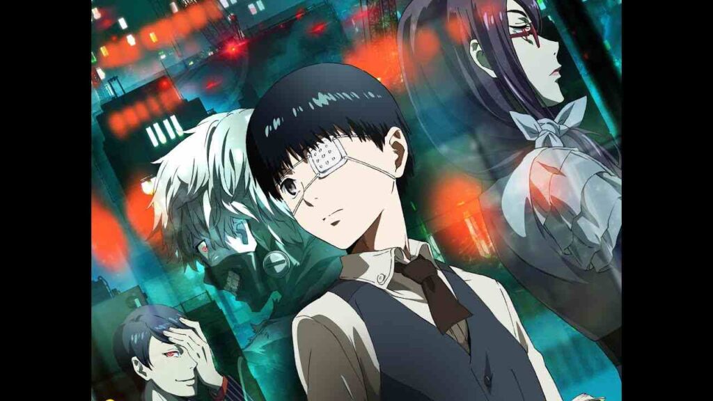 Tokyo Ghoul 100 Most Popular Anime series in Hindi Dub