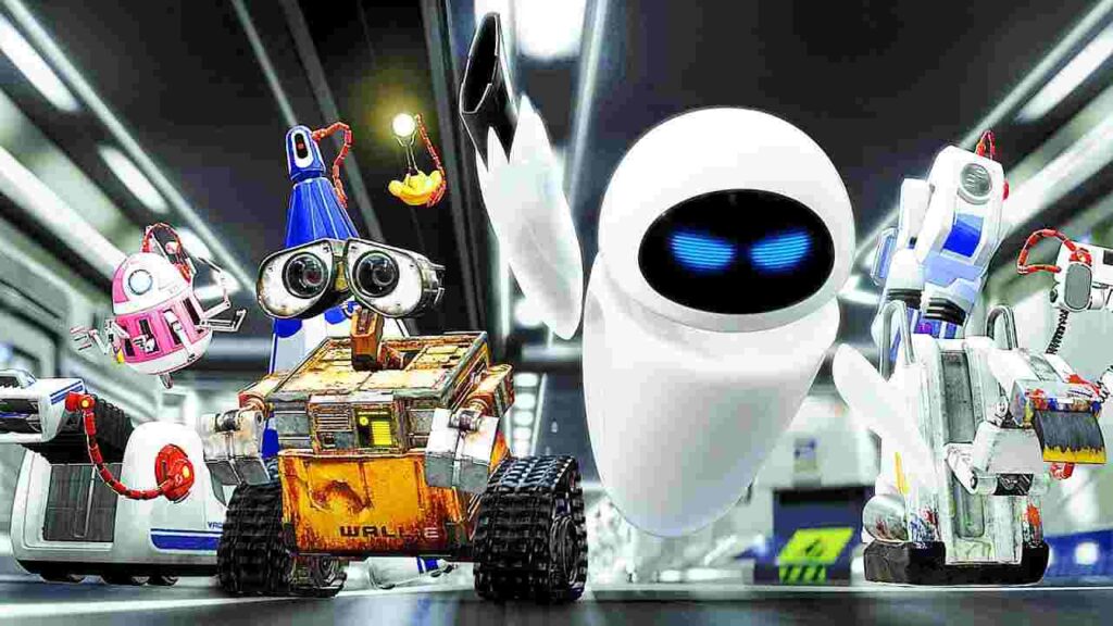 WALL-E (2008) Most Popular Animated Movies in Hindi Dubbed
